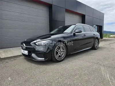 Usado Mercedes C220 200 CV (147 kW) 2022 Negro Familiar