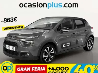 Usado Citroën C3 PureTech 110 CV (80 kW) 2021 Gris Utilitario