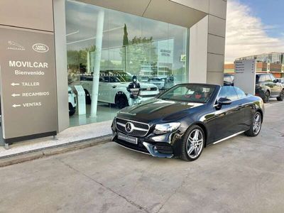 Negro obsidiana Usado 2020 Mercedes E220 Descapotable | 41.900 € (Un poco caro)