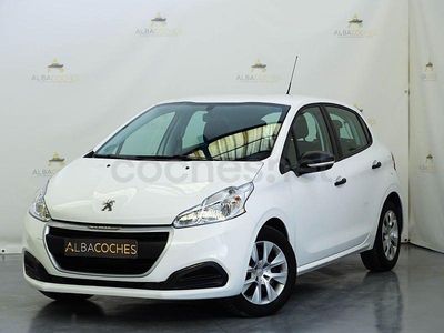 Usado Peugeot 208 Access 75 CV (55 kW) 2017 Blanco Utilitario
