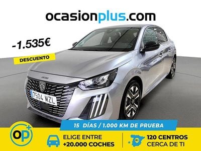Usado Peugeot 208 Allure 100 CV (73 kW) 2025 Gris Utilitario