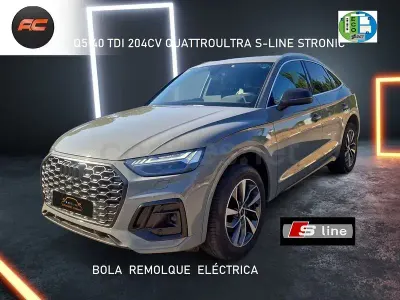 Usado Audi Q5 Sportback S-Line 204 CV (150 kW) 2022 Gris / plata SUV