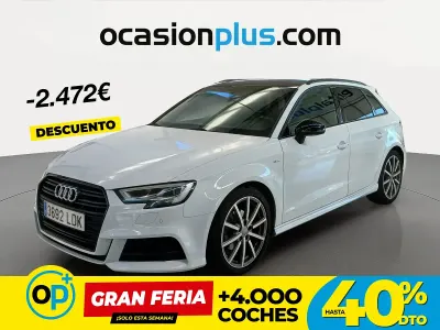 Usado Audi A3 S-Line 150 CV (110 kW) 2019 Blanco Berlina