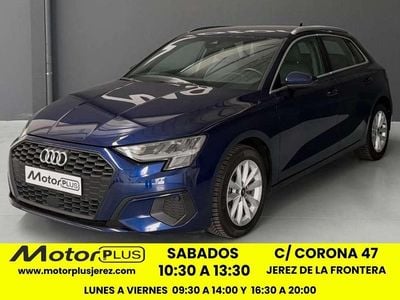 Usado Audi A3 Sportback Advanced 150 CV (110 kW) 2021 Azul Utilitario