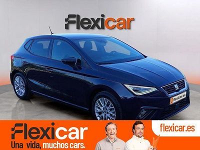 Usado Seat Ibiza FR 110 CV (80 kW) 2022 Negro Utilitario