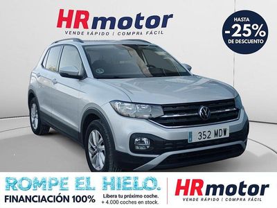 Usado VW T-Cross Advance 110 CV (80 kW) 2023 Gris SUV