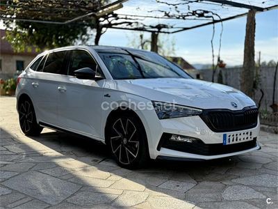 Usado Skoda Scala Monte Carlo 150 CV (110 kW) 2023 Blanco Utilitario