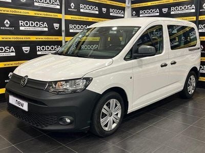 Blanco Usado 2021 VW Caddy Monovolumen | 21.950 € (Precio justo)