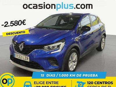 Usado Renault Captur Intens 91 CV (66 kW) 2022 Azul SUV
