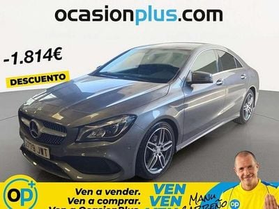 Usado Mercedes CLA200 AMG 136 CV (100 kW) 2017 Gris Coupe