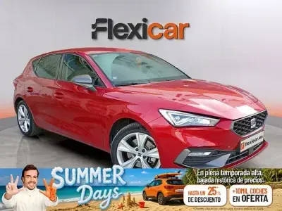 Usado Seat Leon FR 204 CV (150 kW) 2021 Rojo Berlina