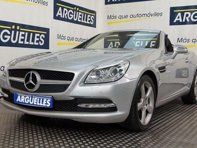 Usado Mercedes SLK200 184 CV (135 kW) 2012 Gris Descapotable