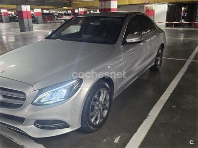 Usado Mercedes C220 Avantgarde 170 CV (125 kW) 2015 Gris / plata Berlina