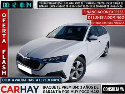 Occasion Skoda Octavia 110 PK (80 kW) 2021 Wit Stationwagen