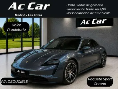 Usado Porsche Taycan 300 kW (408 CV) 2023 Negro Coupe