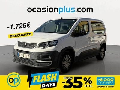 Usado Peugeot Rifter Access 100 CV (73 kW) 2020 Blanco Monovolumen