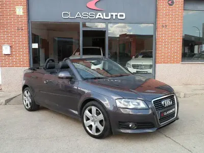 Usado Audi A3 Cabriolet Ambition 140 CV (102 kW) 2009 Gris / plata Descapotable