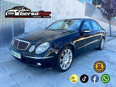 Usado Mercedes E280 Avantgarde 190 CV (139 kW) 2006 Negro Berlina
