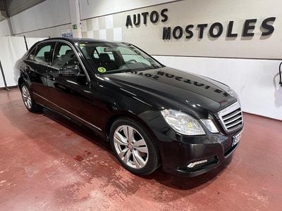 Usado Mercedes E250 Avantgarde 204 CV (150 kW) 2009 Negro Berlina