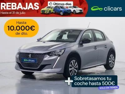 Usado Peugeot e-208 Active 100 kW (136 CV) 2023 Gris Utilitario