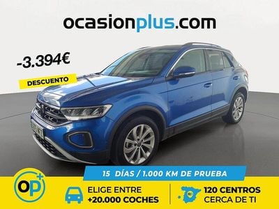 Usado VW T-Roc Life 150 CV (110 kW) 2023 Azul SUV