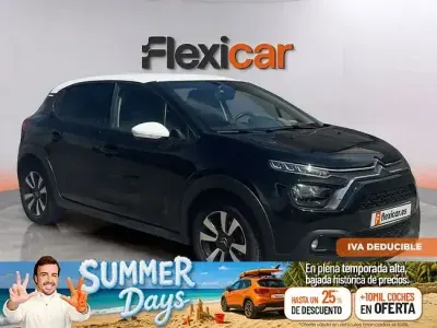 Usado Citroën C3 PureTech 83 CV (61 kW) 2024 Negro Berlina
