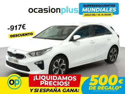 Usado Kia Ceed 120 CV (88 kW) 2018 Blanco Utilitario