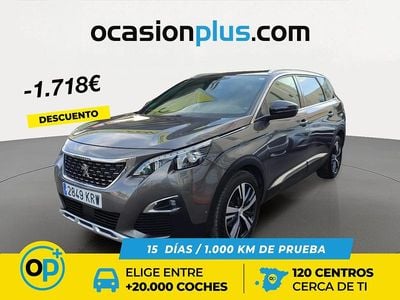 Usado Peugeot 5008 GT-line 130 CV (95 kW) 2018 Gris SUV