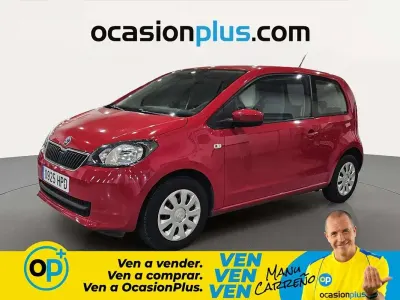 Usado Skoda Citigo Ambition 60 CV (44 kW) 2013 Rojo Utilitario