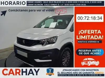 Usado Peugeot Rifter Active 101 CV (74 kW) 2023 Blanco Monovolumen