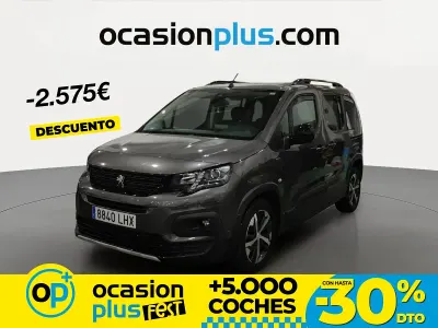 Begagnad Peugeot Rifter GT-line 130 HK (95 kW) 2020 Grå Minibuss