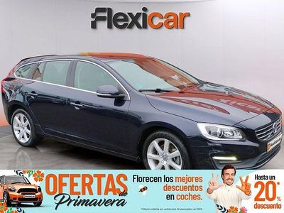 Usado Volvo V60 Momentum 150 CV (110 kW) 2017 Azul Familiar
