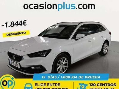 Usado Seat Leon ST Style 116 CV (85 kW) 2021 Blanco Familiar