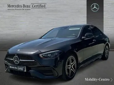 Usado Mercedes C220 AMG line 220 CV (161 kW) 2022 Gris grafito met Berlina