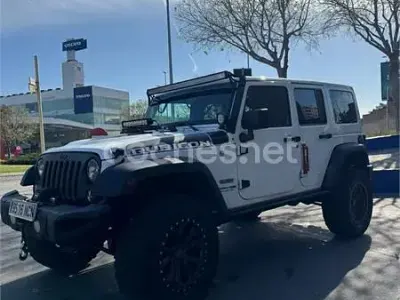 Usado Jeep Wrangler Unlimited Rubicon 284 CV (208 kW) 2018 Blanco SUV