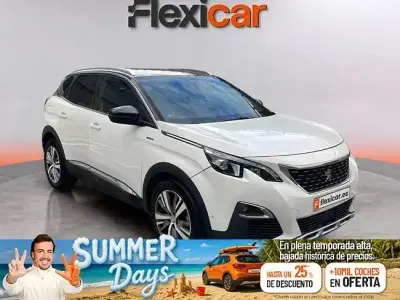 Usado Peugeot 3008 GT-line 130 CV (95 kW) 2017 Blanco SUV