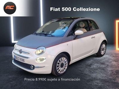Usado Fiat 500C Lounge 69 CV (50 kW) 2018 Blanco Descapotable
