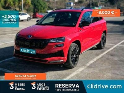 Usado Skoda Karoq SportLine 150 CV (110 kW) 2022 Rojo SUV