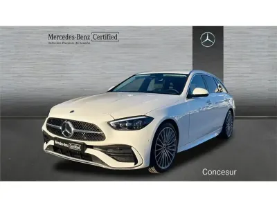 Usado Mercedes C220 199 CV (146 kW) 2022 Blanco Familiar