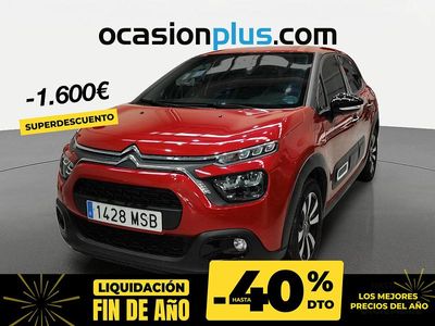 Rojo Usado 2024 Citroën C3 PureTech Berlina | 13.500 € (Precio justo)