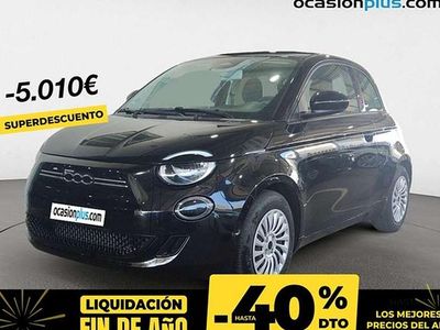 Negro Usado 2022 Fiat 500e Action Utilitario | 10.740 € (Buen precio)