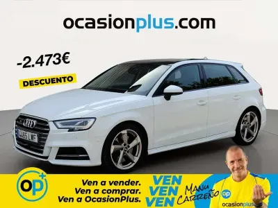 Usado Audi S3 Sportback S-Line 310 CV (228 kW) 2018 Blanco Utilitario