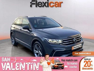 Usado VW Tiguan R-line 150 CV (110 kW) 2021 Gris SUV