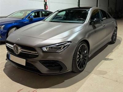 Usado Mercedes CLA35 AMG AMG 306 CV (225 kW) 2019 Gris Coupe