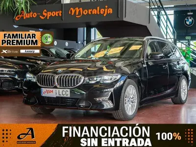 Usado BMW 320 Luxury Line 190 CV (139 kW) 2019 Negro Familiar