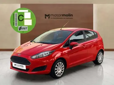 Usado Ford Fiesta Trend 101 CV (74 kW) 2014 Rojo Utilitario