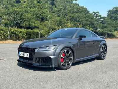 Usado Audi TT Exclusive 400 CV (294 kW) 2021 Gris / plata Coupe