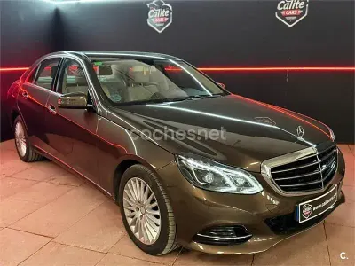 Usado Mercedes E250 Avantgarde 211 CV (155 kW) 2015 Marrón Berlina