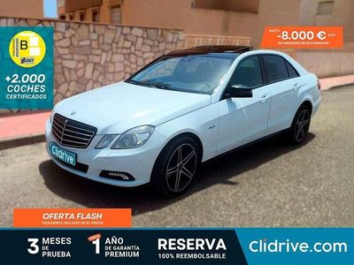 Usado Mercedes E220 Elegance 170 CV (125 kW) 2009 Blanco Familiar