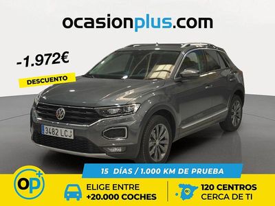 Gris / plata Usado 2019 VW T-Roc Sportline SUV | 20.450 € (Precio justo)